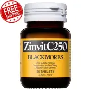 Blackmores Zinvitc250 Support Healthy Immune System Function 50 Tablets