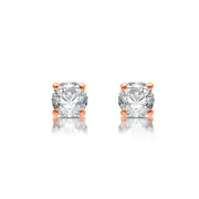 0.5 CT. T.W. Diamond Solitaire Stud Earrings in 14K Rose Gold (J/I3)