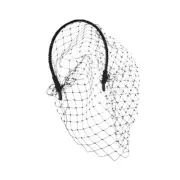 Birdcage Veil Headband Fascinator Mesh Veil Wedding Tea Party Fascinator Veil