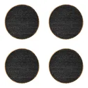 4x Maxwell & Williams Table Accents Placemat Dining Mat 38cm Round Black Natural