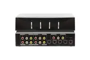 PRO1048 4-Way AV S-Video Selector 4 In 1 Out Composite Svideo