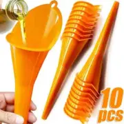 Long Stem Funnel Gasoline Oil Fuel Filling Tools Anti-splash Plastic Oil Funnel