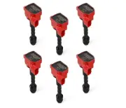MSD Blaster Ignition Coil Red 6-Pack For 2003-08 Nissan 350Z / Infiniti M35, G35 (for: Nissan)