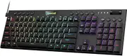 Redragon K619 Horus RGB Mechanical Keyboard, Ultra-Thin Designed Wired Gaming Keyboard w/Low Profile Keycaps, Dedicated Media Control & Linear Red Switch, Pro Software Supported