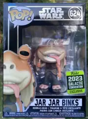 Star Wars - Jar Jar Binks #624 2023 Galactic Convention Funko Pop Vinyl NEW