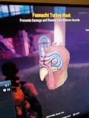 Fallout 76 Xbox Fasnacht Turkey Mask