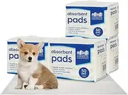 Harbour Housewares Disposable Puppy Pads - 32.5cm x 45cm - 200x Small Absorbent Puppy Training Pads Leak-Proof Pee Pads for Dogs, Cats, Kittens Potty Training Mats