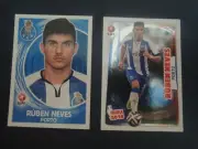 Ruben Neves Portugal / Wolverhampton Panini 2xROOKIE sticker