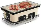 Japanese Korean Ceramic Hibachi BBQ Table Grill Griddle