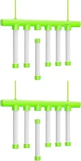 2 Pack Catching Sticks Games, Light-Up Drop Stick Game, Falling Sticks Catching Game, Adjustable 3 Speed, Reaction Game for Enhances Hand-Eye and Agility, Drop It Catch It Win It Reaction Game