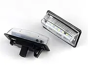 DEMULAX 2pcs 12v SMD Car LIGHT License Number Plate Light Lamps, for NISSAN, TEANA J31 J32, for Maxima Cefiro Altima Rogue Sentra, for Infiniti Car Number Plate Light