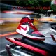 【NIKE 耐吉】Wmns Air Jordan 1代 Mid 女鞋 男鞋 黑 紅 Bred Toe 芝加哥 AJ1(BQ6472-079)