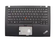 02HM208 New Fo Lenovo ThinkPad T490S Palmrest Upper Case US Keyboard Bezel No FP