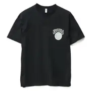 S/Double Goosebumps Washed Black T-Shirt