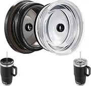 2pack Screw-on Straw Lid, Fit YETI Stronghold 20 oz Travel Mug ONLY