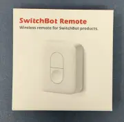 SwitchBot Remote One Touch Button - Compatible with SwitchBot Bot - New Sealed