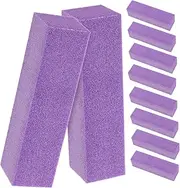 IWOWHERO 10Pcs Professional Manicure Nail Files Multi Sided Buffing Block File Strips for Nail Art Lightweight Durable Nail Shaping Tools for Salon Home Use