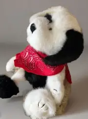 VTG Boyds Bears Plush Dalmatian Dog Gen-yoo-wine Westerncore Bandanna Joints 10”