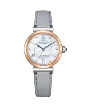 CITIZEN Women Analog Eco-Drive Casual Watch Classic Dress Silver Dial Waterproof