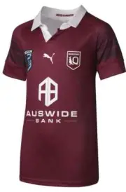 QLD Maroons 2023 State Of Origin Kids Home Jersey Sizes S-7XL BNWT