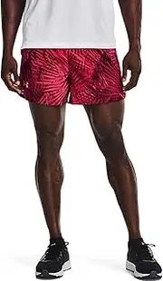 [Under Armour] Mens 5" Launch UA Printed Running Shorts Fitted