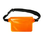 Drifting Swimming Bag Three-layer Sealed Waterproof Waistbag - ORANGE