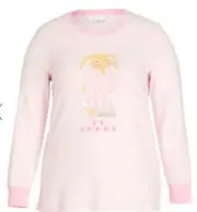 NWT! Peter Alexander Plus Long Sleeve Thermal Top Size 2+ 20 22 RRP $69.95