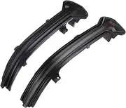 TDTAPN 1Pair Rearview Mirror Dynamic Strobe Strip Turn Lamp Compatible for BMW 5/6/7 Series G30 G31 G32 Led Car Daytime Fog Day Running Lights