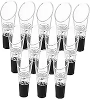 HEALEEP Long-Lasting Acrylic Wine Decanter Aerator Stopper Improve Wine Flavor for Family Gatherings