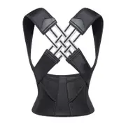 Back Brace Posture Corrector for Men - Adjustable Full Back Support