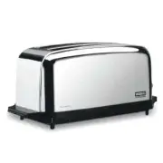 Waring WCT704 Toaster Chrome Commercial 4 Slice w/ Two 1-3/8in Slots