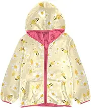 [Caihoyu] Girls Sherpa Lined Simple Baby Boy Clothes Toddler Boy Zip Up Jacket
