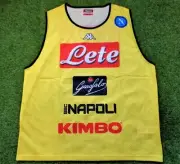 KAPPA GARA SSC NAPOLI 18/19 PLAYER ISSUE TRAINING BIB YELLOW MENS XXL BRAND NEW