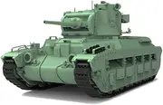 MRY-SFW WWII Tank 25mm Military Model Kit British Infantry Tank Mk IIA Matilda III(A12)