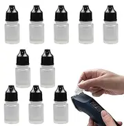 Hair Clipper Oil - 10-Bottle Pack Hair Clipper Cutter Oil | Clipper Grease Reduces Heat and Friction, Extends Trimmers Life, for Clippers, Trimmers,