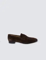 Hawes & Curtis Brown Suede Loafer Size: 8