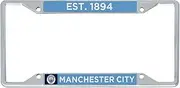 Desert Cactus Manchester City License Plate Frame Man City MCFC Football Soccer Metal for Front or Back of Car Officially Licensed (Style 2)