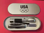 Olympics - Mini Flashlight & Pocket Knife Gift Set - New
