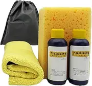 Car Scratch Remover Kit - Car Wash Wax Kit - Microfiber Towels with Storage Bag, Detailing Wax Solution with Sponge for RVs, Trucks, Exterior, Vehicles, Bathroom, Interior