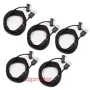 5PC USB SYNC DATA CABLE APPLE IPOD MINI TOUCH NANO IPAD
