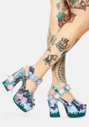 [Sugar Thrillz] Enchanted Forest Platform Heels