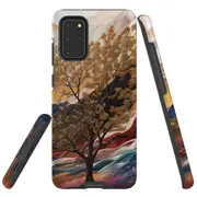 For Samsung Galaxy S20+ Plus Tough Protective Cover, Mysterious Golden Tree