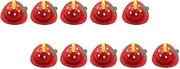 10Pcs Fruit Shape Peg Tops Early Learning Tops for Engaging and for Hand Eye Coordination and Fun