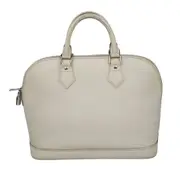 Louis Vuitton Alma PM Epi Ivory Handbag
