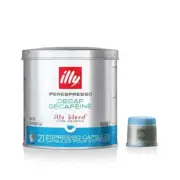 21pc Illy 140g Decaf iperEspresso Arabica Coffee Capsules f/ Francis Machine