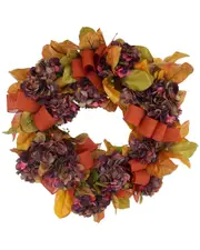 Creative Displays 28in Traditional Fall Wreath with Hydrangeas & Bows