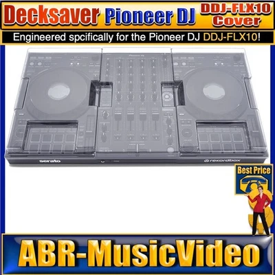 Decksaver DS-PC-DDJFLX10 Polycarbonate Cover for Pioneer DDJ-FLX10 DJ Controller