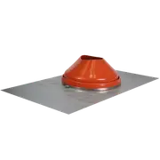 Deks 175 - 330mm Red Roof Flashing Silicone Chimney / Flue