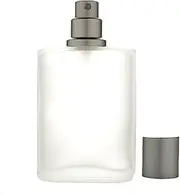 50ml Empty Glass Perfume Bottle Atomizer Refillable Smoke Glass