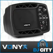 Powered Personal Guitar Amplifier Vocal Mic Monitor Karaoke Speaker w/ Bluetooth
